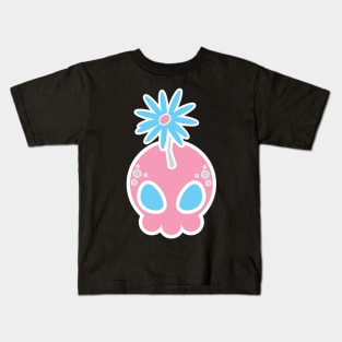 Cotton Candy Skull Kids T-Shirt